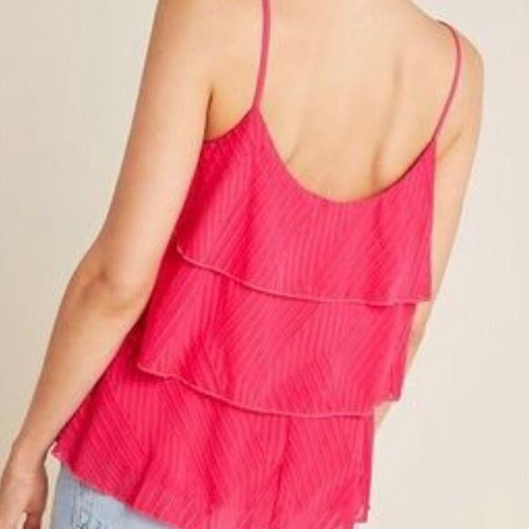 Anthropologie Amadi Ameline Tank Top Sleeveless Womens Size S Fuchsia Pink - Picture 8 of 16
